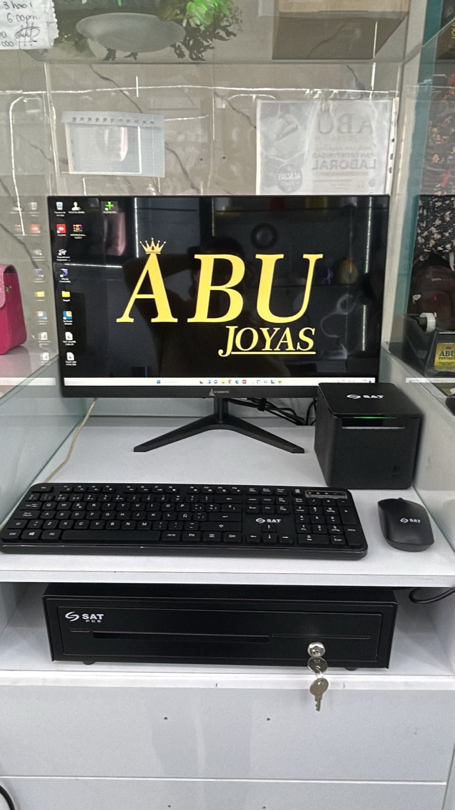 Punto de venta de ABU Joyas con sistema Sisdetek