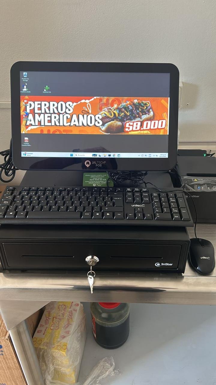Punto de venta de Perros Americanos con sistema Sisdetek